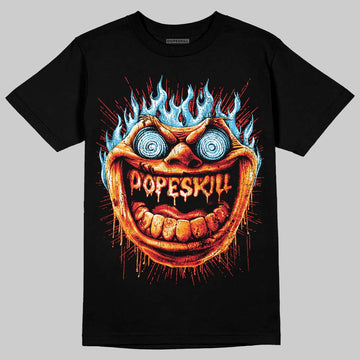 Red Sneakers DopeSkill T-Shirt Hellfire Graphic Streetwear - Black