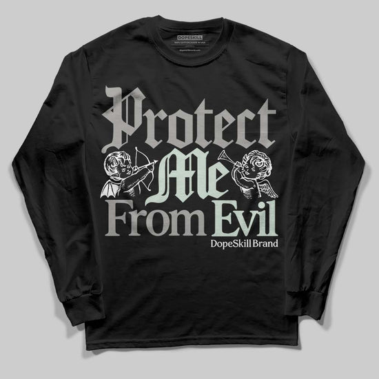 Jordan 1 Retro Low OG Year of the Snake (2025) DopeSkill Long Sleeve T-Shirt Protect Me From Evil Graphic Streetwear - Black