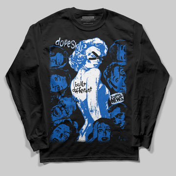 Jordan 11 "Space Jam" (2026) DopeSkill Long Sleeve T-Shirt Built Different Graphic Streetwear - Black