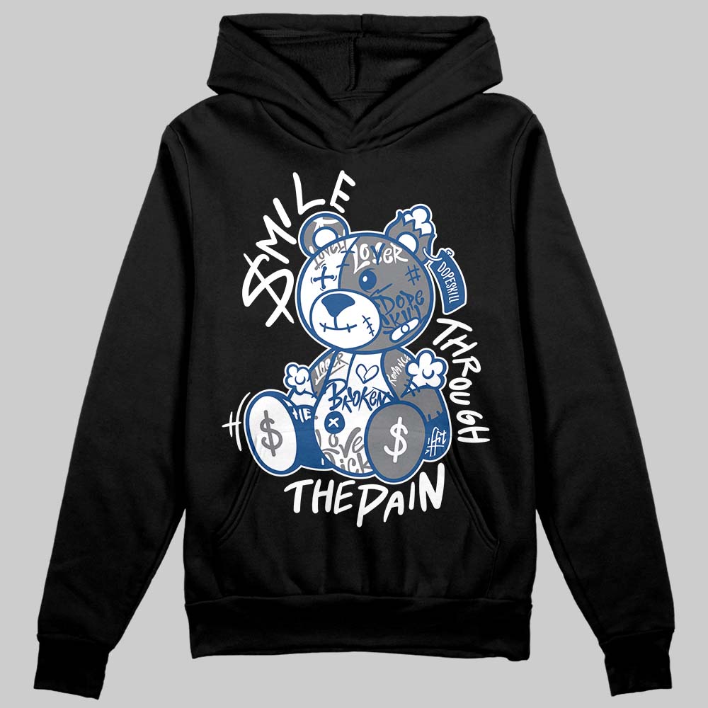 Jordan 9 Retro 'Flint Grey' 2026 DopeSkill Hoodie Sweatshirt Smile Through The Pain Graphic Streetwear - Black