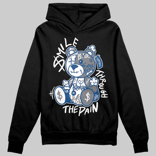 Jordan 9 Retro 'Flint Grey' 2026 DopeSkill Hoodie Sweatshirt Smile Through The Pain Graphic Streetwear - Black