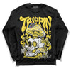 Wmns Air Jordan 11 Low 'Yellow Snakeskin' DopeSkill Long Sleeve T-Shirt Trippin Graphic Streetwear - Black