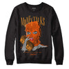 Jordan 12 Retro Brilliant Orange DopeSkill Sweatshirt Money Talks Graphic Streetwear - Black