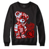 Jordan 6 Red Oreo DopeSkill Sweatshirt Broken Heart Graphic Streetwear - Black