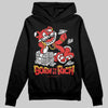 Jordan 6 “Reverse Infrared” DopeSkill Hoodie Sweatshirt Born To Be Rich Graphic Streetwear - Black