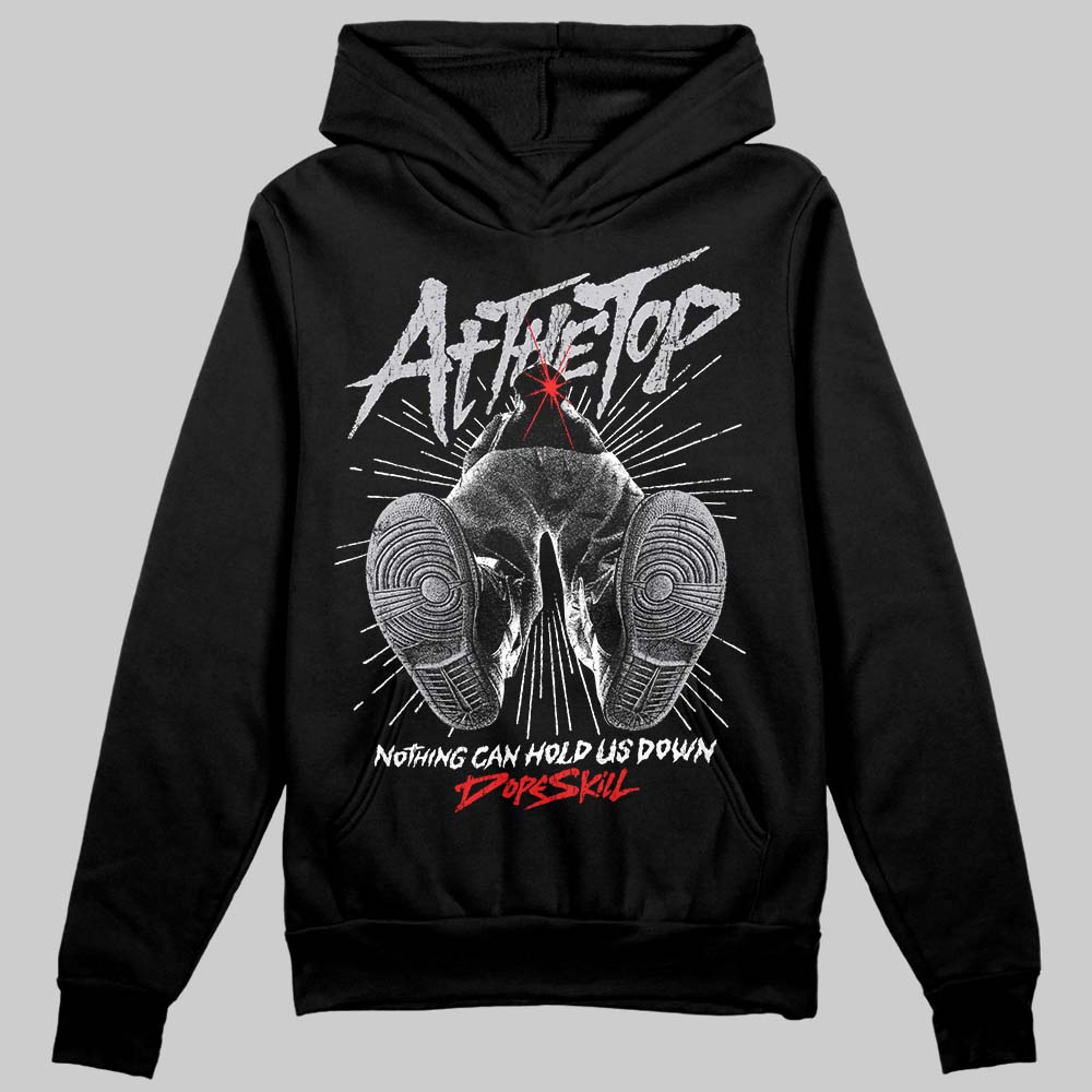 Grey Sneakers DopeSkill Hoodie Nothing Can Hold US Down Graphic Streetwear - Black