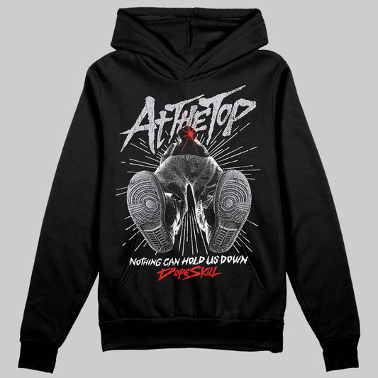 Grey Sneakers DopeSkill Hoodie Nothing Can Hold US Down Graphic Streetwear - Black