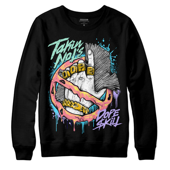 Dunk Low SE Candy Easter DopeSkill Sweatshirt Takin No L's Graphic Streetwear - Black