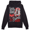 Jordan Spizike Low Bred DopeSkill Hoodie Sweatshirt Real Ones Move In Silence Graphic Streetwear - Black 