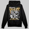 Jordan 12 Retro 'Taxi' 2025 DopeSkill Hoodie Sweatshirt Distorted Realms Graphic Streetwear - Black