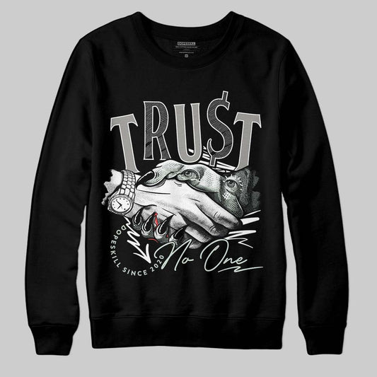 Jordan 1 Retro Low OG Year of the Snake (2025) DopeSkill Sweatshirt Trust No One Graphic Streetwear - Black