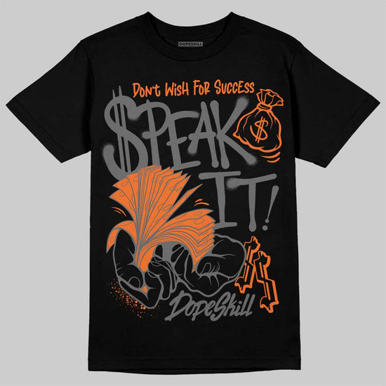 Jordan 3 Retro 'Fear Pack' DopeSkill T-Shirt Speak It Graphic Streetwear - Black