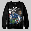 Jordan 1 Low OG “Storm Blue” DopeSkill Sweatshirt Stressless Graphic Streetwear - Black