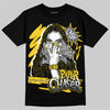 Jordan 4 Lightning DopeSkill T-Shirt NPC Graphic Streetwear - Black