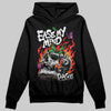 Black and White Sneakers DopeSkill Hoodie Sweatshirt Ease My Mind Graphic Streetwear - Black