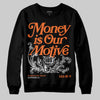 SoleFly x Air Jordan 3 “Fruits Of Our Labor” DopeSkill Sweatshirt Money Is Our Motive Typo Graphic Streetwear - Black