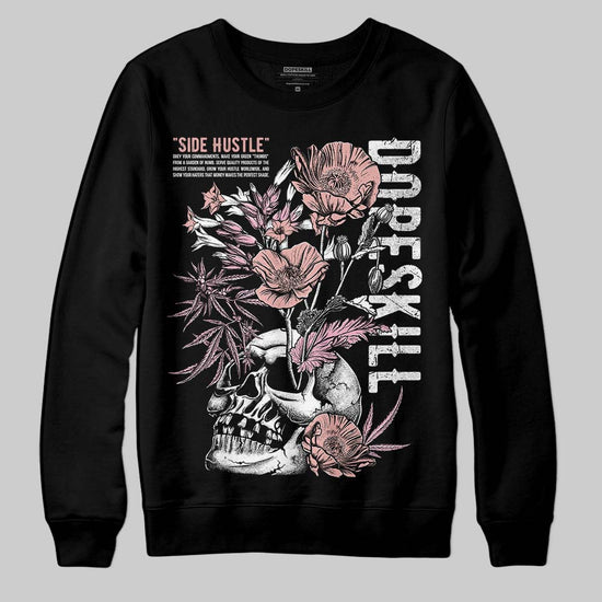 Jordan 1 Low OG “Rust Pink” DopeSkill Sweatshirt Side Hustle Graphic Streetwear - black