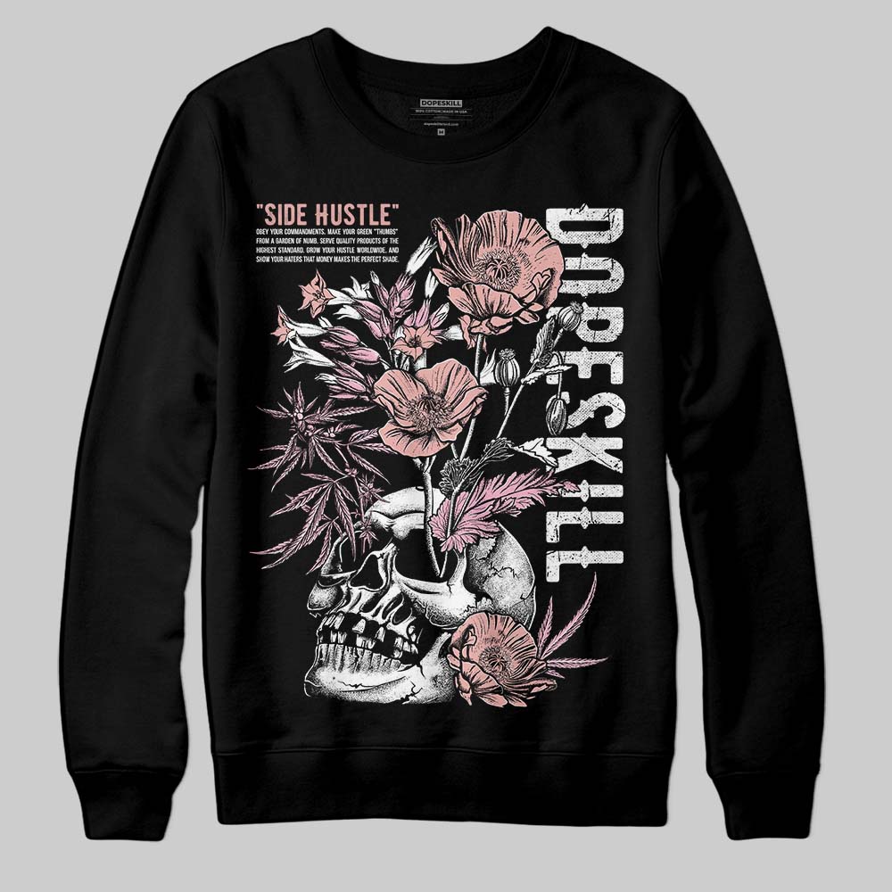 Jordan 1 Low OG “Rust Pink” DopeSkill Sweatshirt Side Hustle Graphic Streetwear - black