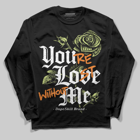 Jordan 11 “Inner Beast” DopeSkill Long Sleeve T-Shirt You’re Lost Without Me Graphic Streetwear - Black