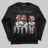 Grey Sneakers DopeSkill Long Sleeve T-Shirt First Sunday Graphic Streetwear - Black