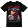 Jordan 5 Retro Burgundy (2023) DopeSkill T-Shirt MOMM Graphic Streetwear - Black