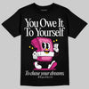 Rick Owens Pink Leather Low Sneakers DopeSkill T-Shirt Owe It To Yourself Graphic Streetwear - Black