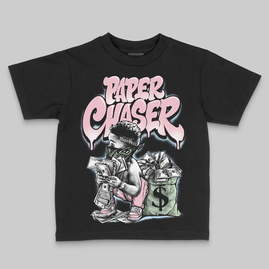 Jordan 4 Retro Valentine's Day (2026) (GS) DopeSkill Toddler Kids T-shirt Paper Chaser Boy Graphic Streetwear - black