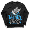 Jordan 2 Low "University Blue" DopeSkill Long Sleeve T-Shirt Juneteenth 1865 Graphic Streetwear - Black