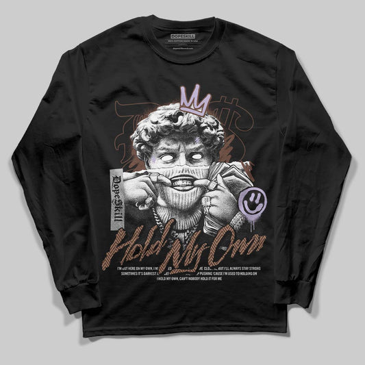 Harris Tweed x Wmns Dunk Low 'Sesame' DopeSkill Long Sleeve T-Shirt In My Way Graphic Streetwear - Black