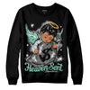 Jordan 3 "Green Glow" DopeSkill Sweatshirt Heaven Sent Graphic Streetwear - Black 