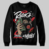 Jordan 11 Retro Low Bred (2025) DopeSkill Sweatshirt Rolling in Money Graphic Streetwear - Black