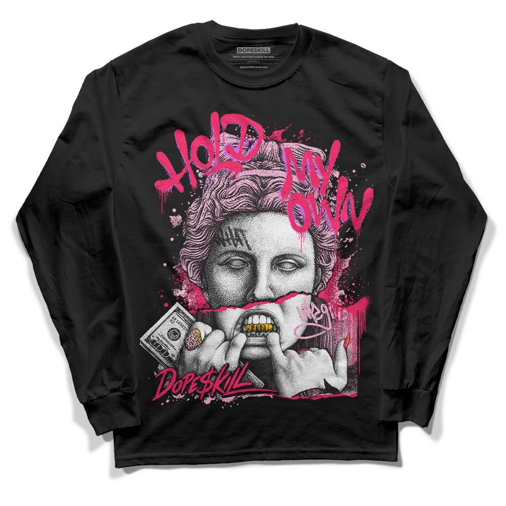 Air Max 90 Valentine's Day DopeSkill Long Sleeve T-Shirt Hold My Own Graphic Streetwear - Black