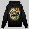 Olive Sneakers DopeSkill Hoodie Sweatshirt Hellfire Graphic Streetwear - black