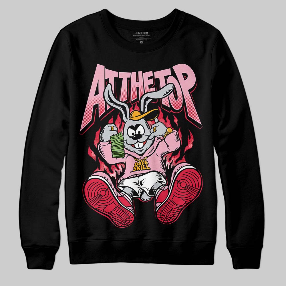 Dunk Low Valentine's Day (2026) DopeSkill Sweatshirt At The Top Graphic Streetwear - Black