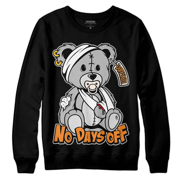 Dunk Low Cool Grey DopeSkill Sweatshirt Hurt Bear Graphic Streetwear - Black