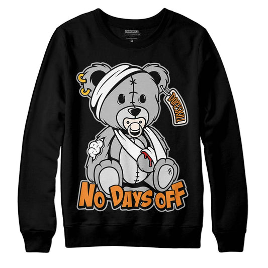 Dunk Low Cool Grey DopeSkill Sweatshirt Hurt Bear Graphic Streetwear - Black