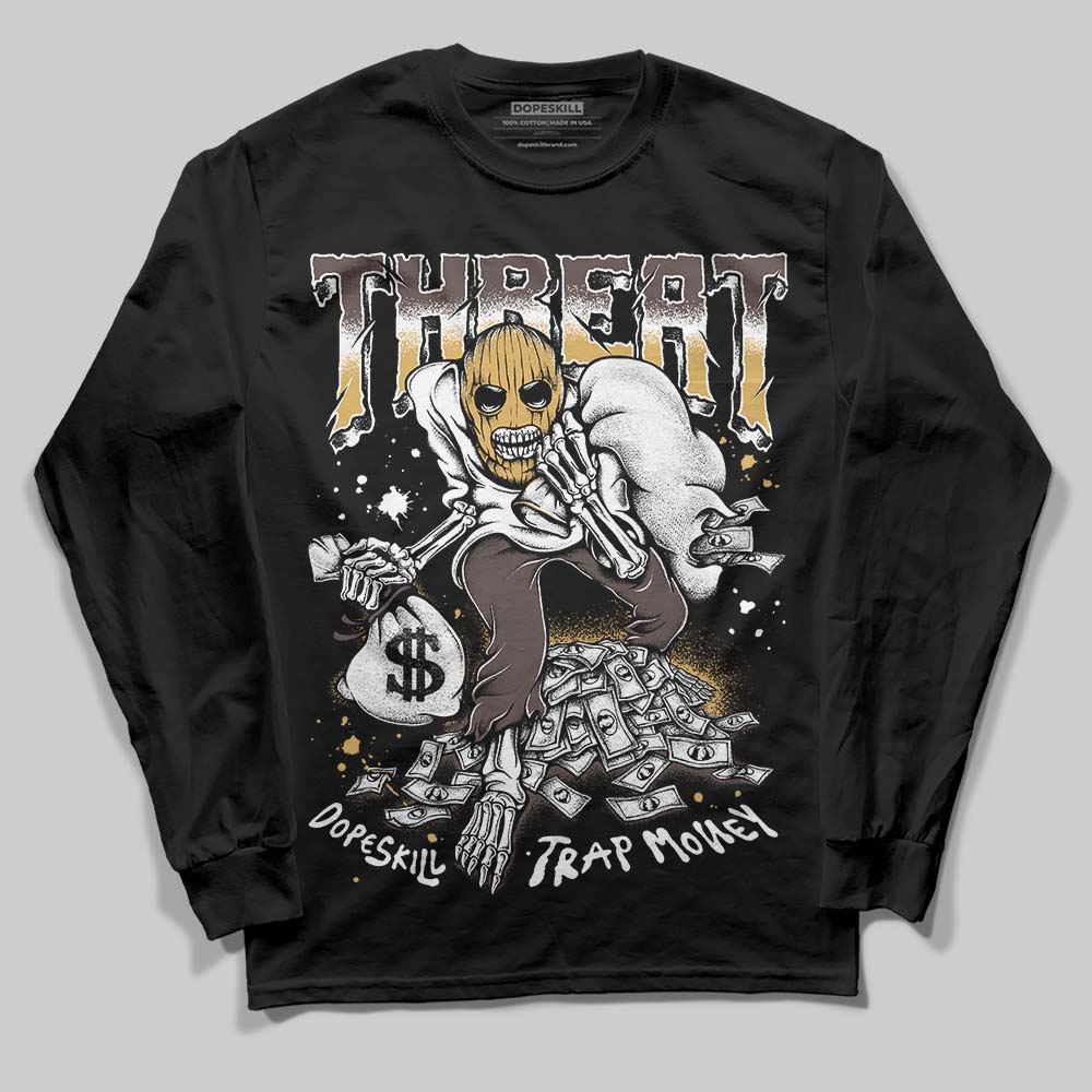 Adidas Samba OG C ‘Black Gum’ DopeSkill Long Sleeve T-Shirt Threat Graphic Streetwear - Black