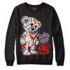 Jordan 2 Cement Grey DopeSkill Sweatshirt Broken Heart Graphic Streetwear - Black