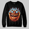 Red Sneakers DopeSkill Sweatshirt Hellfire Graphic Streetwear - Black