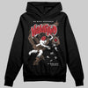 Jordan 9 'Olive' DopeSkill Hoodie Sweatshirt Nevermind Graphic Streetwear - Black