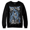 Jordan 9 Powder Blue DopeSkill Sweatshirt Life or Die Graphic Streetwear - black