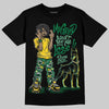 Green Sneakers DopeSkill T-Shirt My Grind Won't Let Me Lose Graphic Streetwear - Black