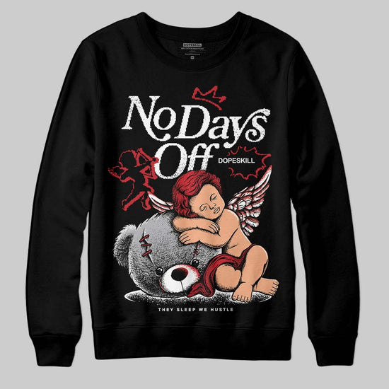 Jordan 1 High OG “Ruby” DopeSkill Sweatshirt New No Days Off Graphic Streetwear - Black