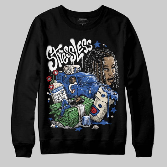 Jordan 1 Low Travis Scott x Fragment DopeSkill Sweatshirt Stressless Graphic Streetwear - Black