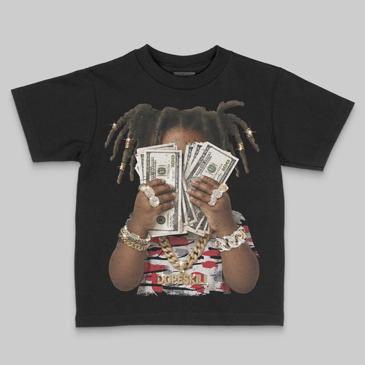 Jordan 8 Retro Bugs Bunny (2025) DopeSkill Toddler Kids T-shirt Rich Youth Graphic Streetwear - Black