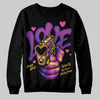 PURPLE Sneakers DopeSkill Sweatshirt Love Shot Graphic Streetwear - White