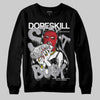 Jordan 4 OG “White Cement” DopeSkill Sweatshirt Stay It Busy Graphic Streetwear - Black