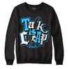 Jordan 1 High Retro OG “University Blue” DopeSkill Sweatshirt Talk Is Chip Graphic Streetwear - black