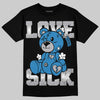Jordan 3 Retro OG Rare Air DopeSkill T-Shirt Love Sick Graphic Streetwear - black