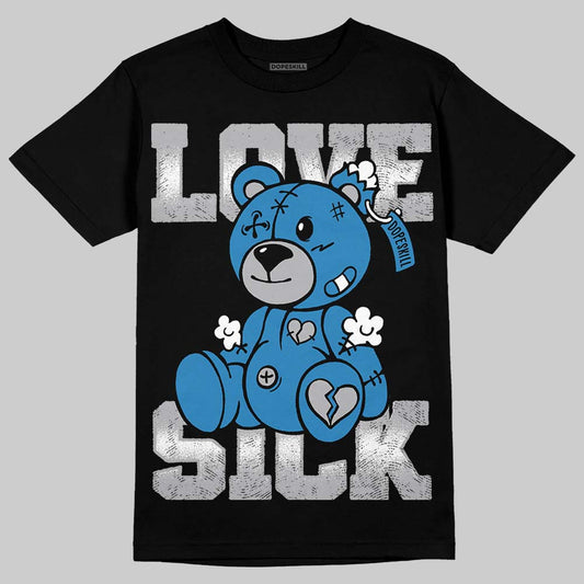Jordan 3 Retro OG Rare Air DopeSkill T-Shirt Love Sick Graphic Streetwear - black